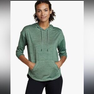NEW! Eddie Bauer “Resolution” Green Pullover Hoodie women’s size XL NWOT